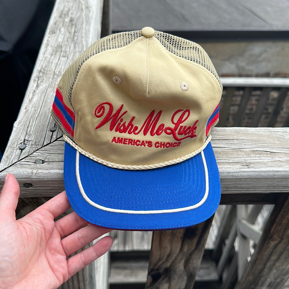 Wish Me Luck Trucker Hat